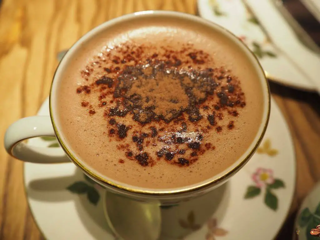 Hot chocolate with coffee recipe