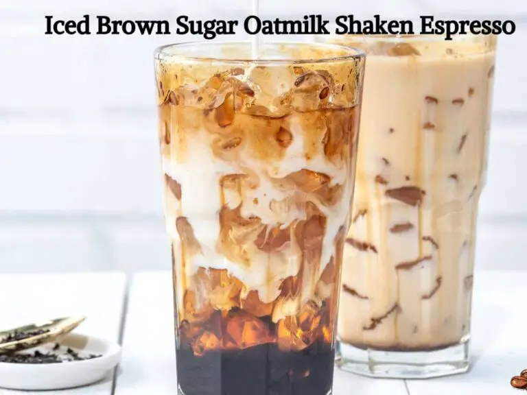 Iced Brown Sugar Oatmilk Shaken Espresso