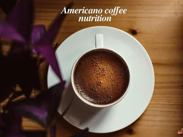 americano coffee nutrition