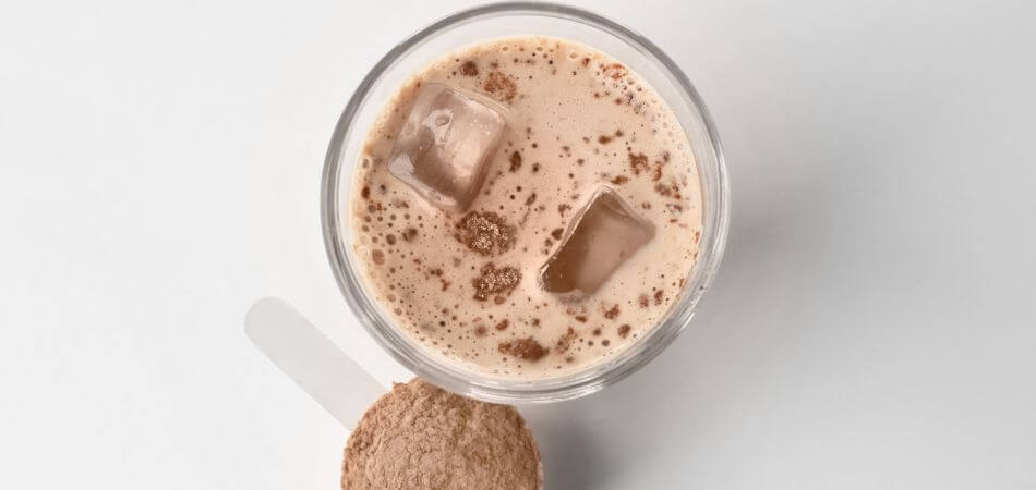 Iced Coffee Protein Shake for Weight Loss 