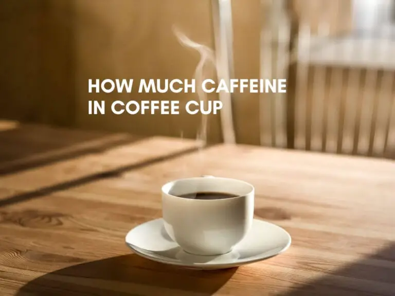 How Much Caffeine in Coffee Cup