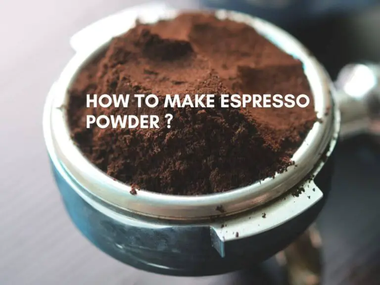 How to Make Espresso Powder