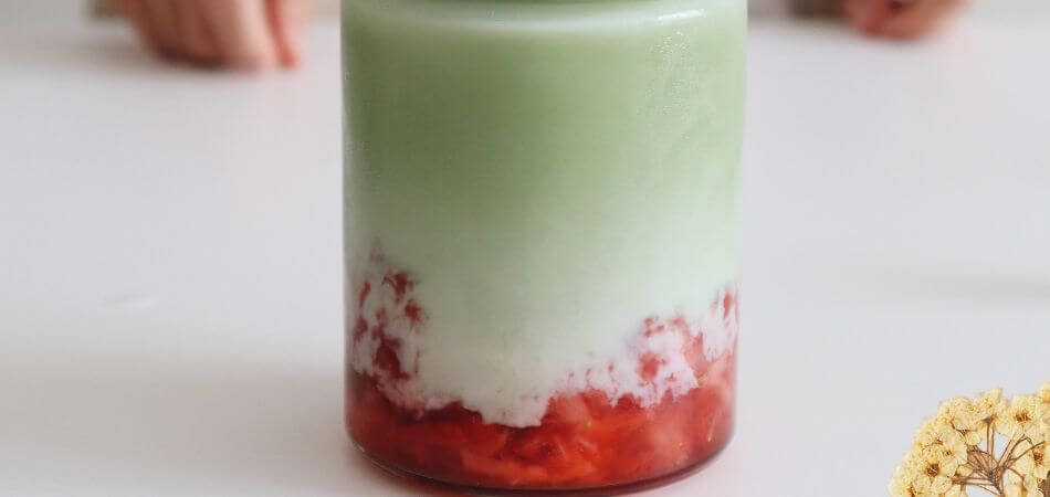 Strawberry Matcha Latte