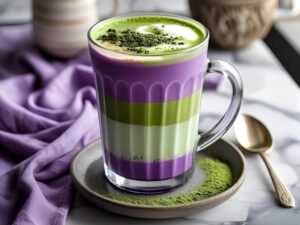 Ube Matcha Latte