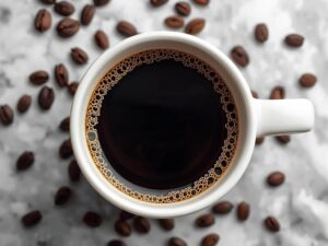 how much caffeine in black coffee