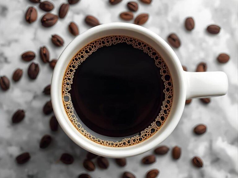 how much caffeine in black coffee