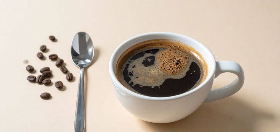 how much caffeine in black coffee