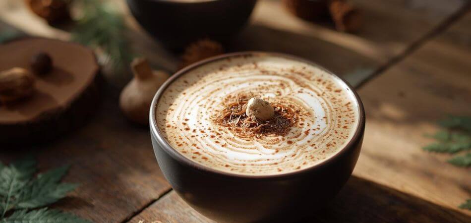mushroom latte