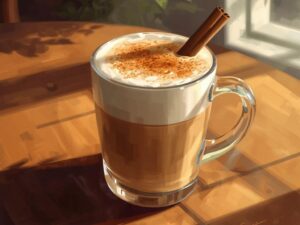 honey cinnamon latte