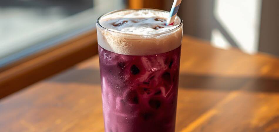 Iced Ube Coffee
