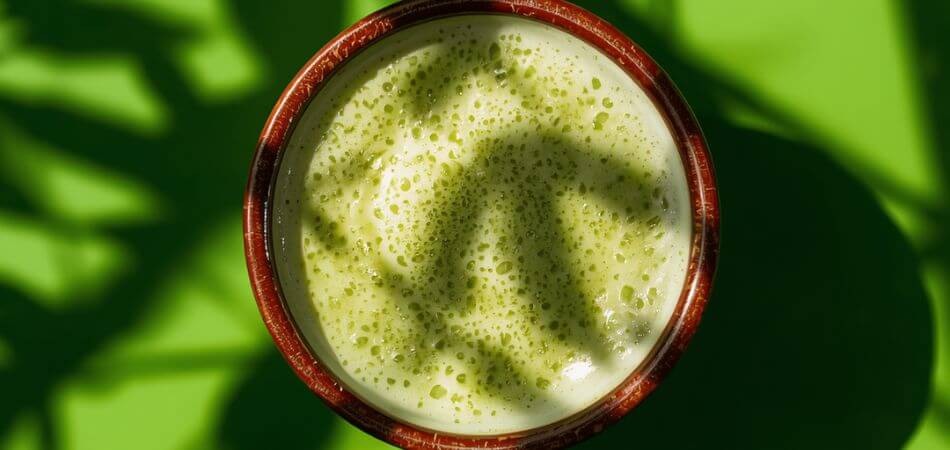 Pandan Latte