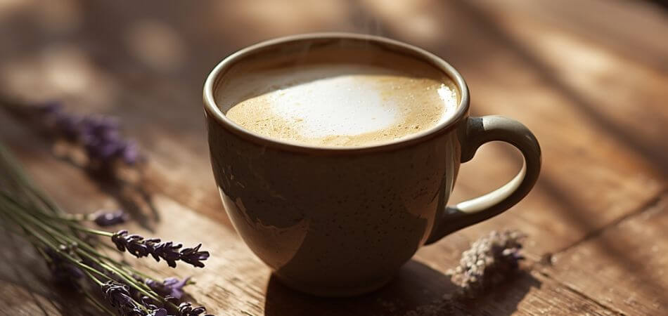 honey lavender latte