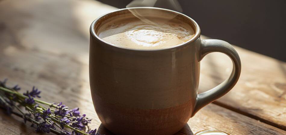 honey lavender latte
