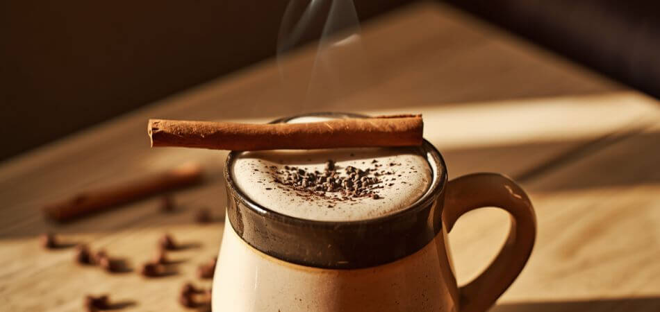 Coffee With Cinnamon and Black Pepper